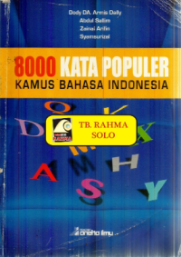 Image of 8000 Kata Populer Kamus Bahasa Indonesia