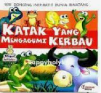 Image of katak yang mengagumi kerbau